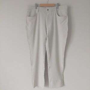 FootJoy Performance Golf Pants, Men's 38 / 32, Athletic Fit, Stone